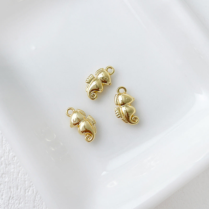 Wholesale 14k Gold Plated Marine Creature Pendant Diy Accessories